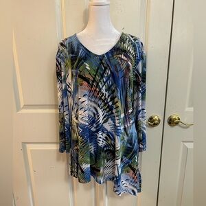 SoftWorks asymmetrical tunic, XXL